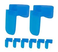 Abaodam 8pcs Silicone Clarinet Thumb Rests Finger Pads for Clarinet and Oboe, Blue Colour, Designed for Comfortable Playing Feeling and Improving Playing Experience, for Musicians
