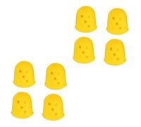 Abaodam 8pcs Silicone Guitar Fingertip Guards Finger Sleeves for Electric Guitar Ukulele Banjo Mandolin Pain Reduction Easy off Break Resistant