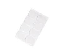 Abaodam 8pcs Silicone Saxophone Patches for Tenor Saxophone White Silicone Mouthpiece Cushions Sax Pad Cushions for Woodwind Instrument