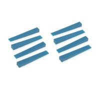 Abaodam 8pcs Silicone Wedge Mutes for Piano Piano Tuning Tool Tuning Mute Wedge for Strings Made of Silicone Material