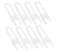 Abaodam 8pcs Sliding Cabinet Lock Lock for Proofing Safety for Boy Girl Slide Latch Childproof Latches for Cupboard