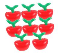 Abaodam 8pcs Spring Theme Fruit Balloons Fruit Themed Balloons Back to School Party Inflatable Decorations Creative Classroom Decor Back to School Pvc Red