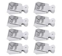 Abaodam 8pcs Stainless Steel Queen Cage Clips for Bees Hive Management Tool for Safe Queen Handling Ergonomic Beekeeping Equipment for Bee Breeding and Honey Harvesting
