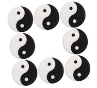 Abaodam 8Pcs Tai Chi Silicone Tennis Dampeners Professional Shock Absorbers for Racket Vibration Reduction Easy Installation Suitable for All Tennis Rackets Reduces Elbow