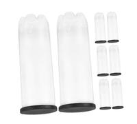 Abaodam 8Pcs Transparent Tennis Ball Storage Tube PVC for Quick Ball Check Tennis Training Matches Organizer Pickleball Canister Baseball Accessories