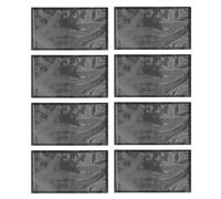 Abaodam 8pcs Travel Cigar Carrying Bags with Humidity Control and Window Portable Plastic Resealable Cigar Pouch Stylish and Practical for Outdoor Use