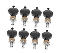 Abaodam 8pcs Ukulele Tuning Pegs Metal Locking String Tuners with Small Round Handle for Comfortable Grip Build Preventing Detuning Suitable for Practice and Stage Performances