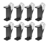 Abaodam 8pcs Universal Adjustable Garage Door Opener Remote Holder Clips Metal Visor Clamp for Gate Clicker Remotes 1.7-2.6 Inch Car Visor Accessories