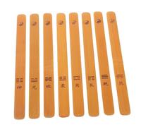 Abaodam 8pcs Vintage Chinese Bamboo Divination Sticks for Fortune Telling and I Ching Guidance Elegant Crafted Blank Sticks for Party Favors Collectors and Spiritual Use