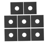 Abaodam 8pcs Vinyl Record Inner Sleeves and Cardboard Outer Jackets Double Layer Anti-static Kraft Paper Sleeves for Vinyl Record Protection and Storage