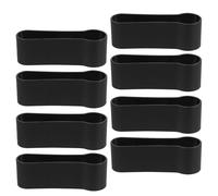 Abaodam 8Pcs Walking Stick Secure Clamp Set - 1 Inch Max Diameter Cane Fixing Clips for Crutches and Trekking Poles - Sturdy Walking Pole Holder Buckles for Hiking and Mobility Aid