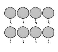 Abaodam 8pcs Wig Net Hair Net 6inch Comfortable Elastic Cloth for Curly Hair Sleep Use