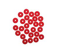 Abaodam 90pcs Red Piano Keyboard Felt Pads for Regulation and Repair Lightweight Washers for Electric Guitar Bridge Soft Material Suitable for Tl Jazz Guitar