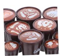 Abaodam 90pcs Resin Miniature Coffee Cups Japanese Dollhouse Kitchen Set Authentic Tiny Drink Latte Art Mugs Educational DIY Craft Decor for Adults