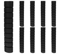 Abaodam 9Pcs Black Sponge Grip Covers for Pull-Up Bar - Anti-Slip Foam Handle Sleeves, Doorway Pull-Up Bar Accessories for Home Gym Fitness Equipment