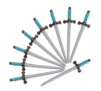 Abaodam 9pcs Inflatable Pirate Swords for Lightweight PVC Blow Up with Blue Handle Easy to Inflate and Deflate for Creative Role Play Party Decorations Outdoor Fun and Imaginative Play