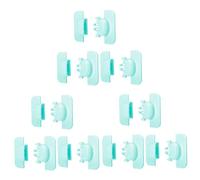 Abaodam 9pcs Multipurpose Safety Locks Childproof Square Adhesive Locks for Cupboard Drawer Refrigerator Stop Trapped Fingers Easy Install
