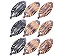 Abaodam 9pcs Plastic Banana Hair Clip Combs for Women, Comfortable to Wear and Does Not Scratch Scalp, for DIY Hairstyles and Formal Dress