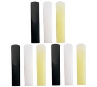 Abaodam 9pcs Resin Saxophone Reeds Alto Sax Accessories and Lightweight for Beginners and Professionals for Various Performance Occasions