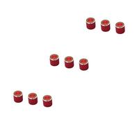 Abaodam 9pcs Volume Control Knobs Cap Electric Guitar Bass Tone Knobs Metal Guitar Parts Replacement for Broken Dirty Old Ring