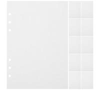 Abaodam A5 Loose-leaf Notebook Refill Paper 80 Sheets Six Holes Smooth Surface Suitable for Writing for Travel and Note Taking