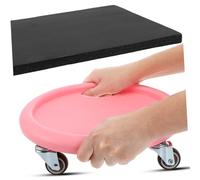 Abaodam Ab Roller Exercise Wheel with Knee Mat Quiet Non Slip Abdominal Wheel for Core Workout High Load Capacity Fitness Equipment for Men and Women Home Training