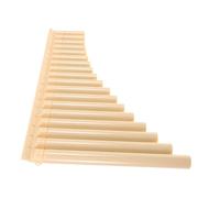 Abaodam ABS Plastic 18 Pipe Pan Flute Multi Functional Instrument for Beginners Professionals Improves Vital Capacity Comfortable Grip