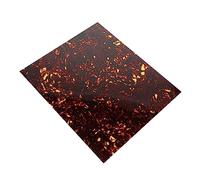 Abaodam Acoustic Guitar Scratch Protector Pick Sticker Board-protection Self-adhesive Deep Brown Tortoise Shell Guard for Diy Cutting and Sturdy Use