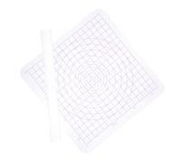 Abaodam Acrylic Clay Pressing Board and Clay Modelling Roller Acrylic and Pottery Sculpting DIY Craft