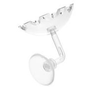 Abaodam Acrylic Crystal Shrimp Feeder Basin with Decorative Edge, Reptile Feeding Dish for Aquarium, Shrimp Food Bowl Suitable for Freshwater and Saltwater Tanks