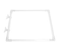 Abaodam Acrylic Fish Tank Feeding Ring with Suction Cup, Square Floating Plant Ring for Fishkeeping, Versatile Use and Easy Observation Aquarium Feeding Accessory