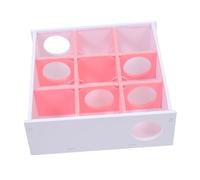 Abaodam Acrylic Hamster Maze with Tunnel Hideout in Pink Interactive Bite-resistant Small Pet Playground for Hamsters Rats and Mice Promotes Healthy Exercise and Active Play