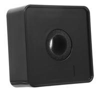 Abaodam Acrylic Interview Mic Logo Flag Stand Microphone Mark Square Shape Design for Reporters