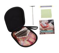 Abaodam Acrylic Kalimba Note Keys Thumb Piano Lovely Cat Pattern Kalimba for Musical Instruments and Portable Use