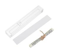 Abaodam Acrylic Mezuzah Case Elegant Judaica Art Home Decor and Quick Installation with Blessing Symbol and Holidays, Modern and Traditional Design for Jewish Door for Housewarmings