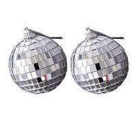 Abaodam Acrylic Mirror Balls and Easy to Clean Surface 2pcs Decorative Photo Props with Smooth Hand Feel for Photography Decoration Accessories