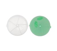 Abaodam Acrylic Parrot Foraging Balls with Compartments, and Light Green Interactive Bird Feeding Boxes, Puzzle Foraging for Parrots and Birds Cage Supplies