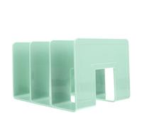 Abaodam Acrylic Practical Organizer with Smooth and Delicate Bookend Modern Simple Design for Classroom and Home for Office Accessory Storage and Book Shelf Divider