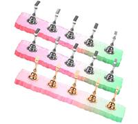 Abaodam Acrylic Press on Nails Holder and Not Easily Deformed 3 Sets with Assorted Colour Gradient Base , Meticulously Polished for Nail Art Practice and Manicure Display
