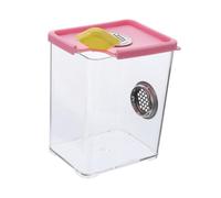 Abaodam Acrylic Reptile Breeding Box with Ventilation Moisture Resistant Climbing Pet Feeding Container for Small Crawling Insects Easy to Disassemble Random Color