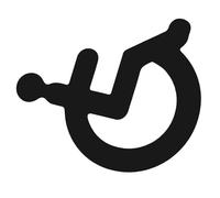 Abaodam Acrylic Restroom Sign Unisex Wheelchair Bathroom Door Sign Non-fading Wall Sticker for Hotels Stores Shopping Centers with Direction and Smooth Edges