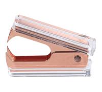 Abaodam Acrylic Staple Remover Nail Lifting Puller with Rose Gold Marble Pattern, Handheld Office Staple Removing Tool for School and Home Supplies