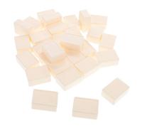 Abaodam Acrylic White Game Pieces DIY Mahjong Board Tiles for Creative Play and Decorative Use Smooth Polished for Board Game Checkers and Versatile Gaming Accessories