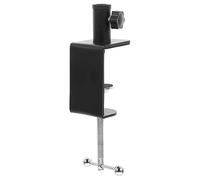 Abaodam Adjustable Aluminum Alloy Table Clamp Iron Base, Desk Mounting C-clamp for Home Office, Sturdy Cantilever Bracket for Table Lamp and Desktop Accessories