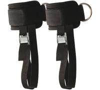 Abaodam Adjustable Ankle Workout Strap with Double D-Ring, Breathable Mesh Cable Machine Attachment for Leg Training and Leg Extension, Single Dumbbell Style Ankle Wrap for Home Gym