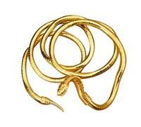 Abaodam Adjustable Bendable Snake Necklace Chain and Snake Charm Bracelet Set, Flexible Cobra Design Jewelry for Women, Punk Gothic Style Choker Suitable for Daily Wear and Halloween