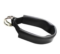 Abaodam Adjustable Black Ankle Straps for Cable Machines and Resistance Bands with Comfort Fit Fabric Design, for Men and Women during Fitness Workouts