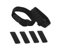 Abaodam Adjustable Black Elastic Over-The-Knee Boot Straps with Self-Adhesive Backing 2pcs High Boot Bands Anti-Slip Accessory