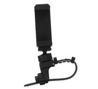 Abaodam Adjustable Brass Musical Instrument Phone Stand for Trumpet Lyre Trombone Flugelhorn Euphonium Melophone Clip Holder for Music Viewing in Marching Bands and Practice Sessions Black