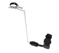 Abaodam Adjustable Clarinet Lyre Phone Mount Clip for Woodwind Instruments Portable Long Arm Holder Compatible with Metronome Apps Instrument Phone Clamp for Marching Band Practice and